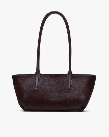 Realm Calf Hair Satchel - Blackberry