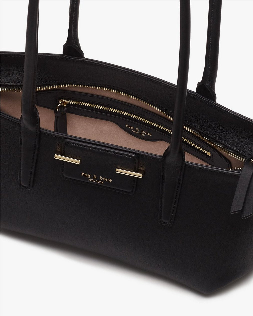 Realm Leather Satchel - Black