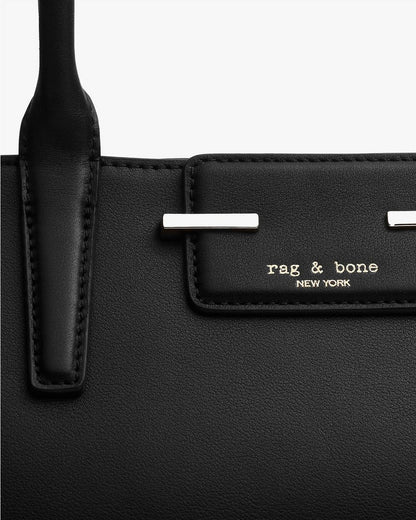 Realm Leather Satchel - Black
