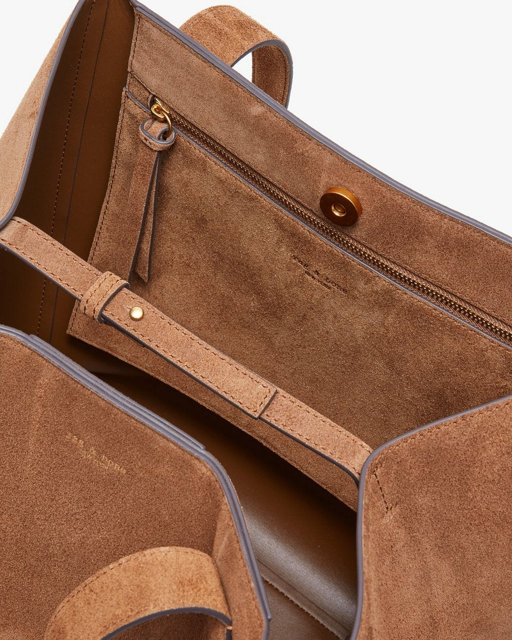 Parker Suede Tote - Golden Brown