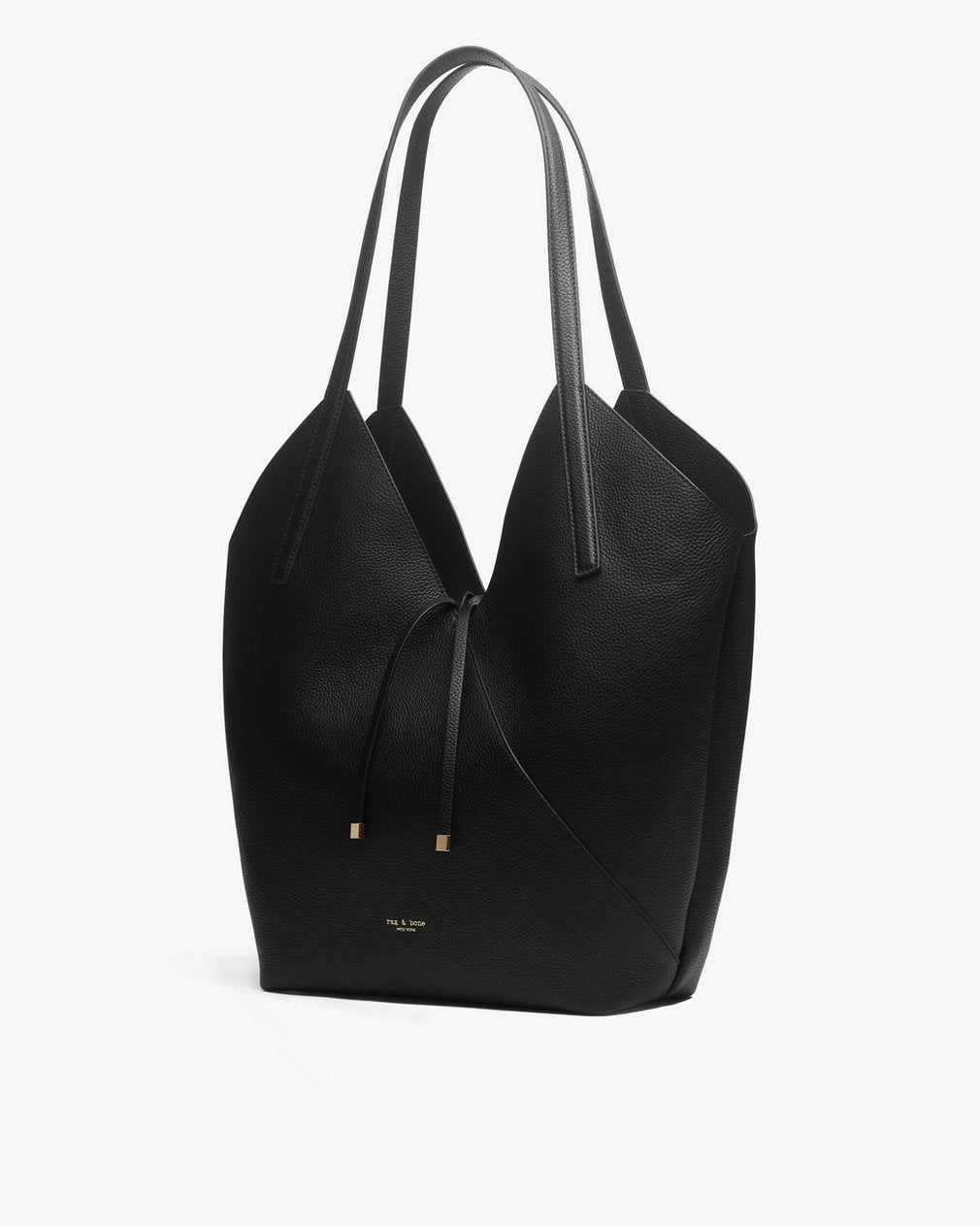 Alix Leather Tote - Black