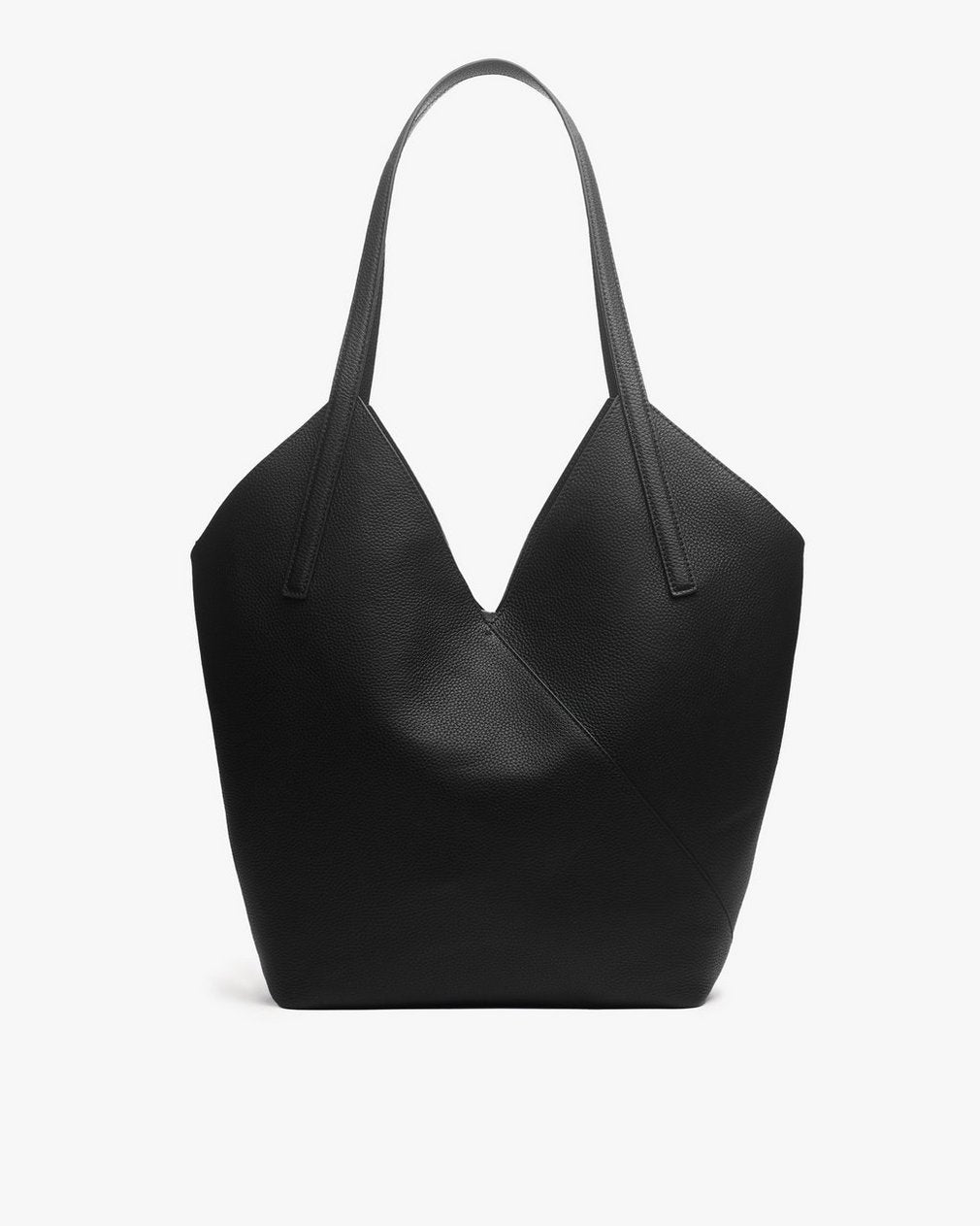 Alix Leather Tote - Black