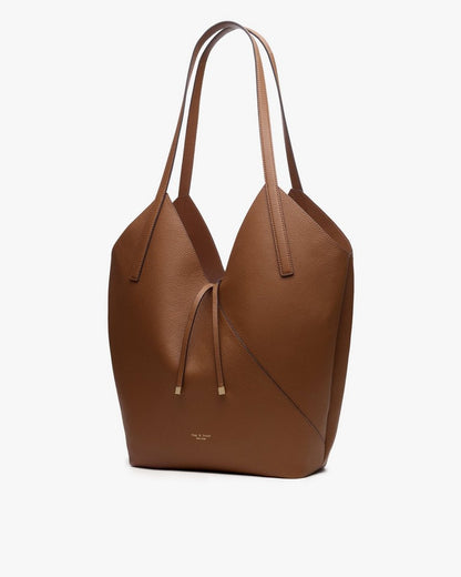 Alix Leather Tote - Cognac