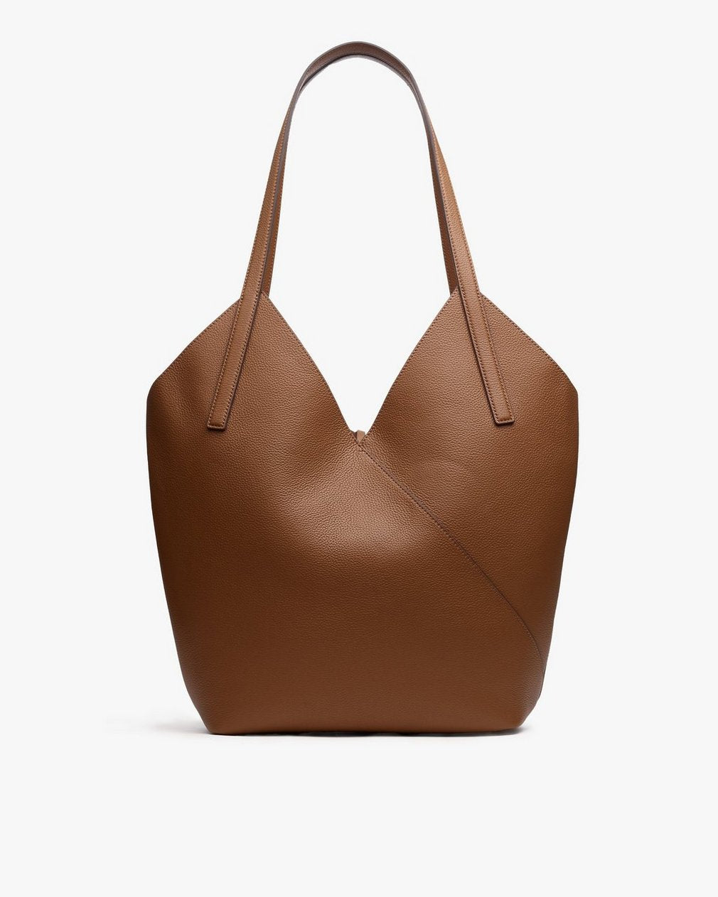Alix Leather Tote - Cognac