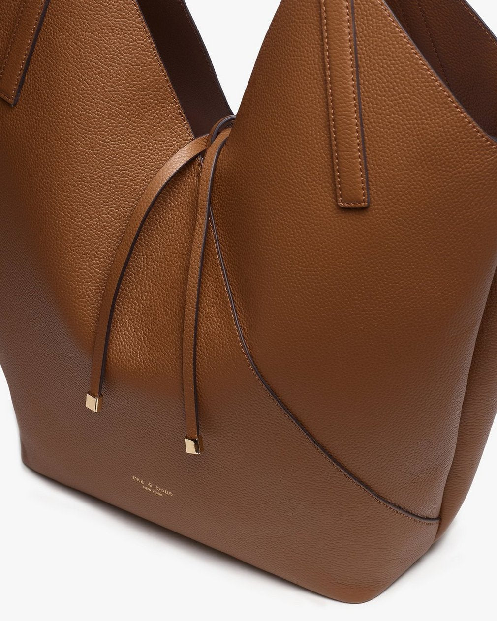 Alix Leather Tote - Cognac