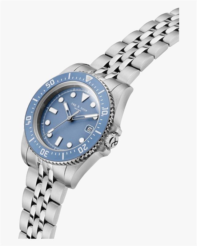 Rowan Date Bracelet Watch, 38mm - Silver