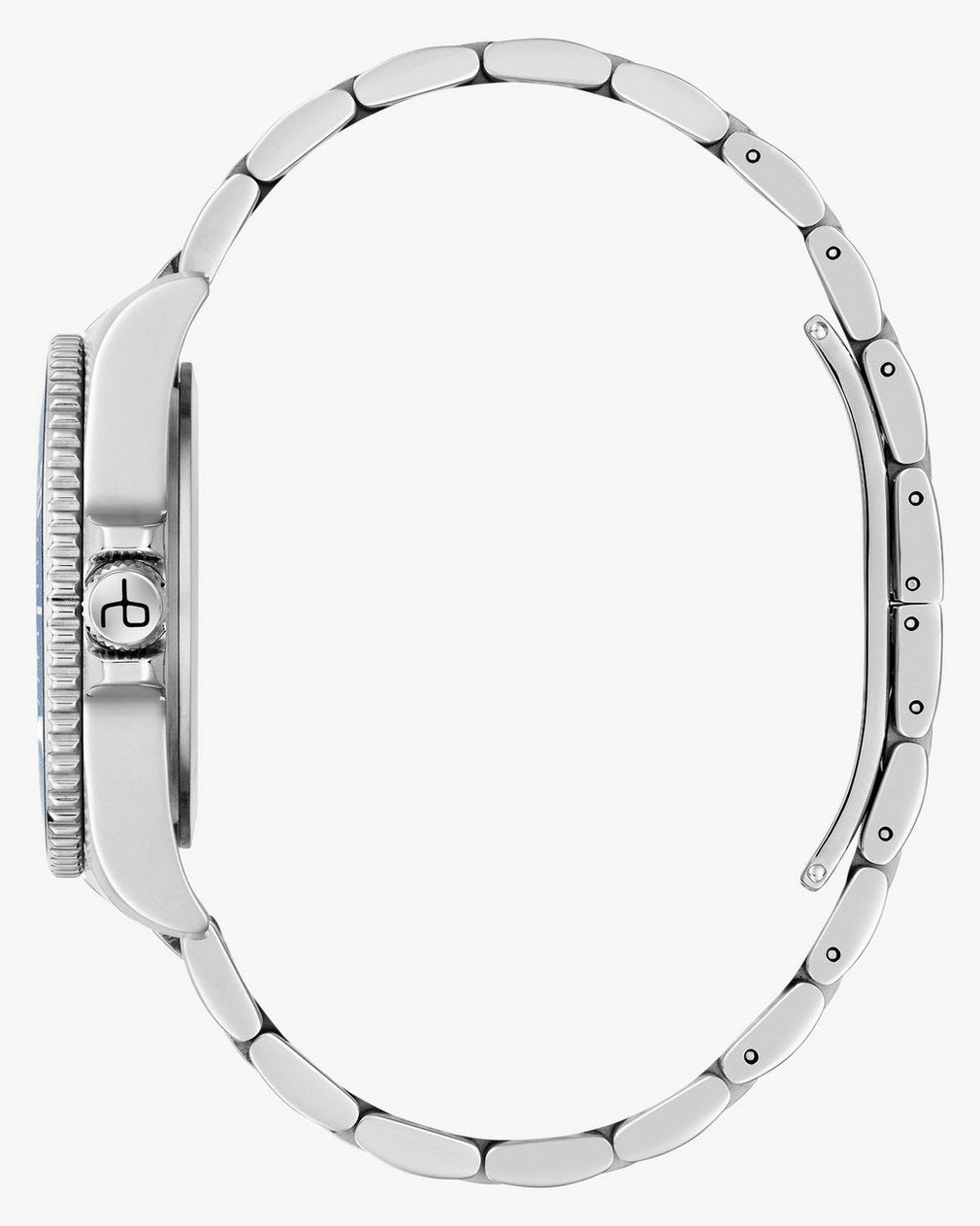 Rowan Date Bracelet Watch, 38mm - Silver