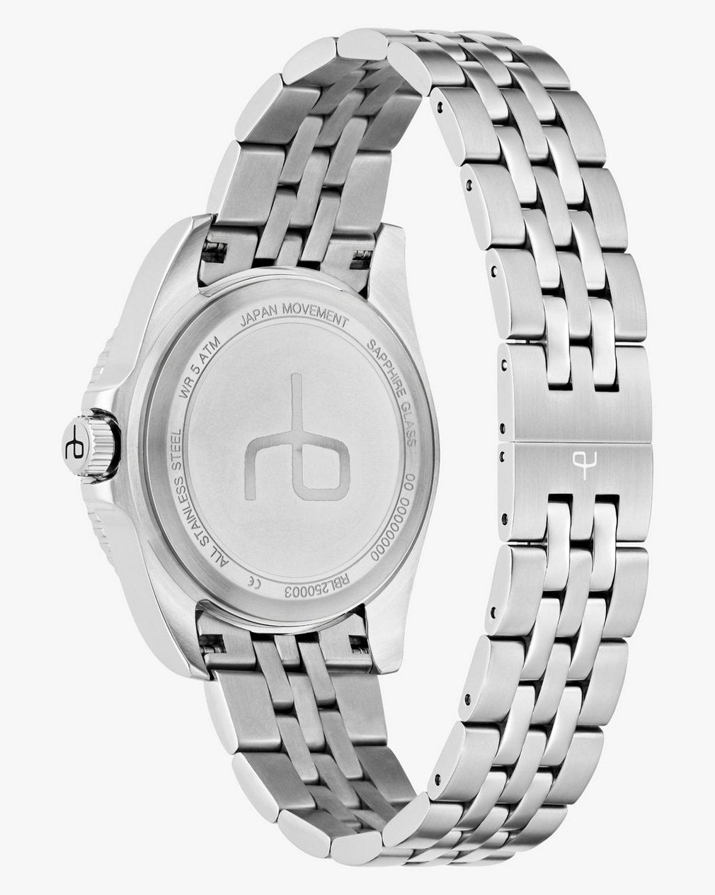 Rowan Date Bracelet Watch, 38mm - Silver