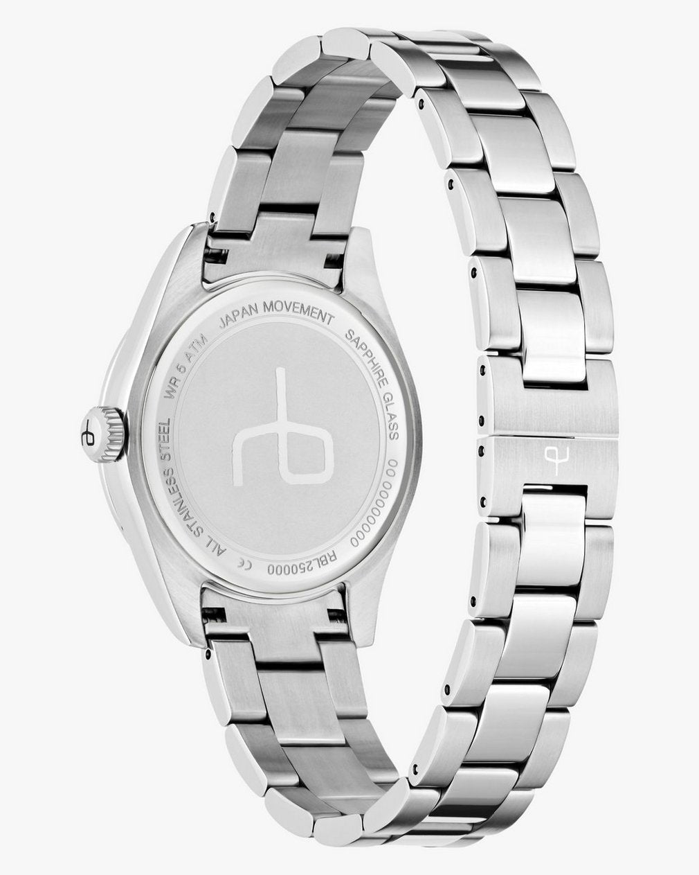 Lex Day Date Bracelet Watch, 34mm - Silver