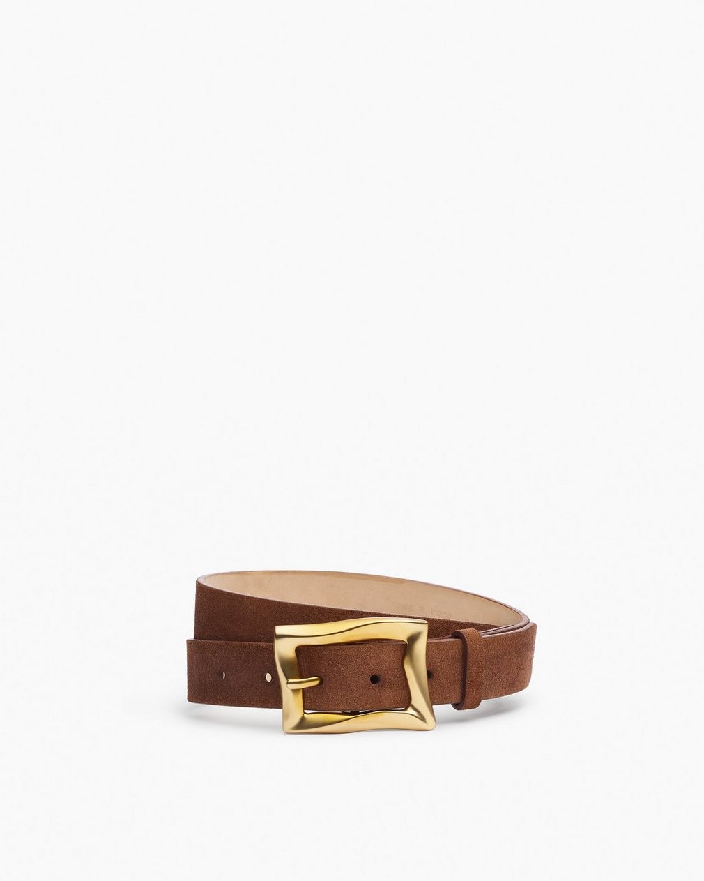 Waverly Suede Belt - Chestnut Suede
