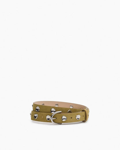 Brynn Suede Pebbled Belt - Fennel Suede