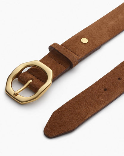 Audrey Suede Belt - Umber Suede