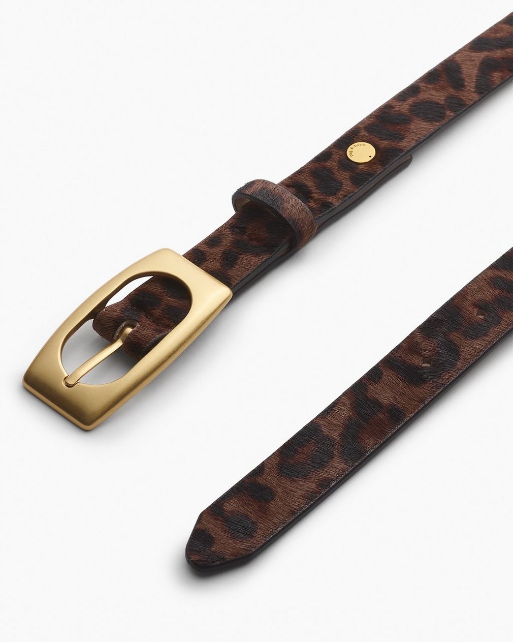 Rory Leopard Belt - Leopard Hair Calf