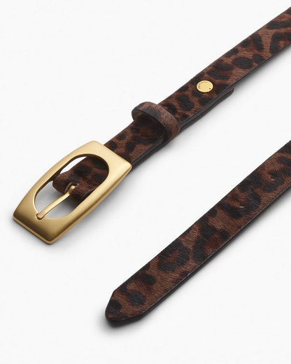 Rory Leopard Belt - Leopard Hair Calf