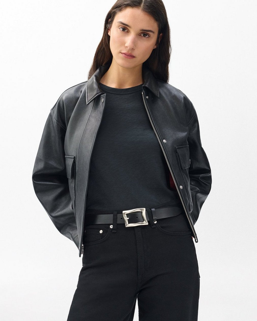 Waverly Leather Belt - Black
