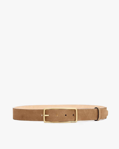 Rebound Camel Suede Belt for Women