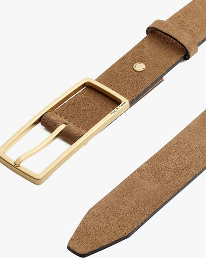 Rebound Camel Suede Belt for Women