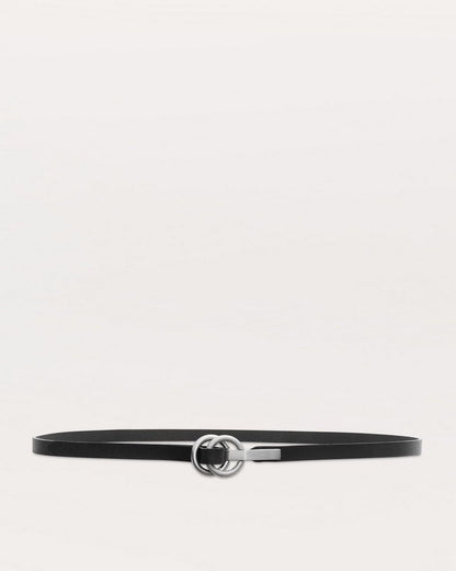 Dakota Leather Belt - Black