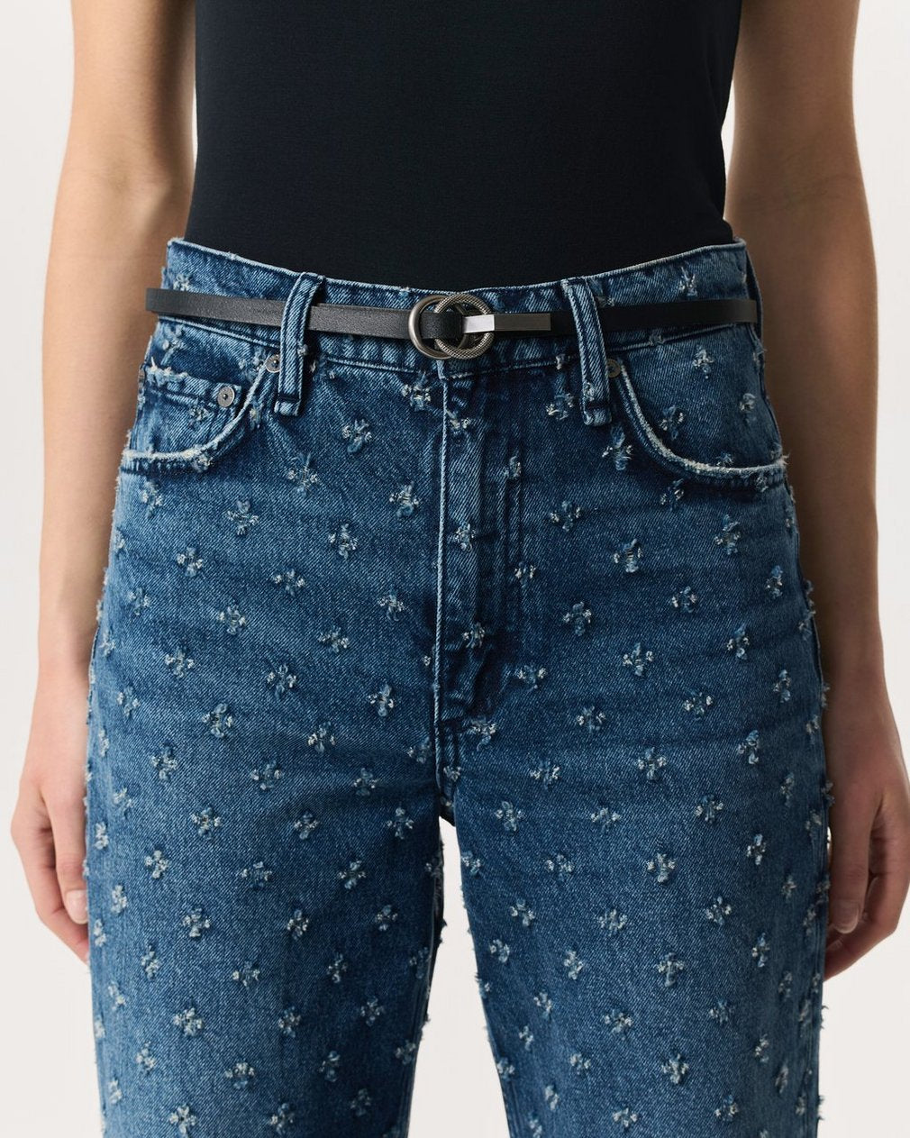 Dakota Leather Belt - Black