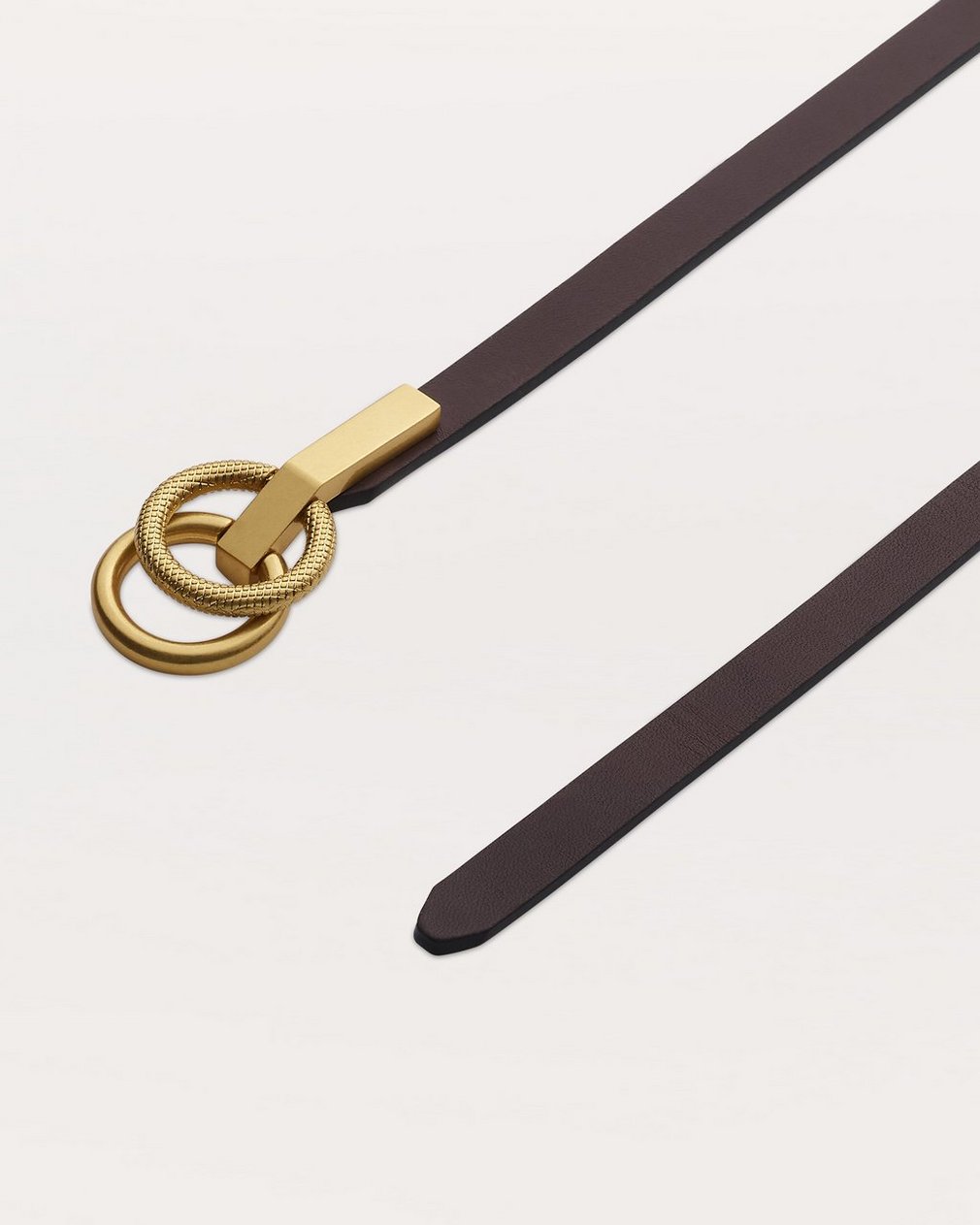 Dakota Leather Belt - Dark Espresso