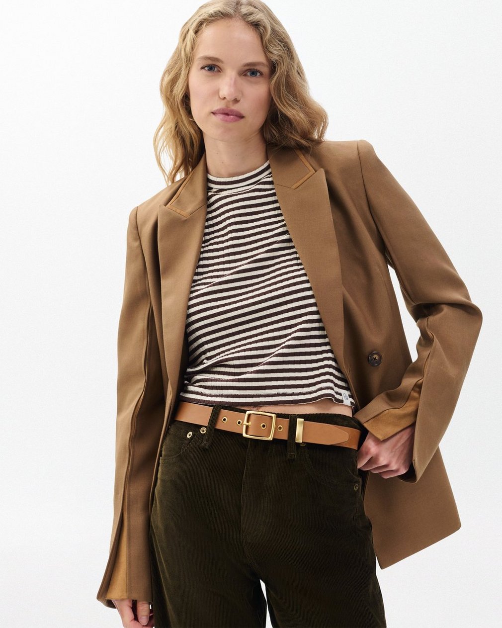 Boyfriend Belt in Camel