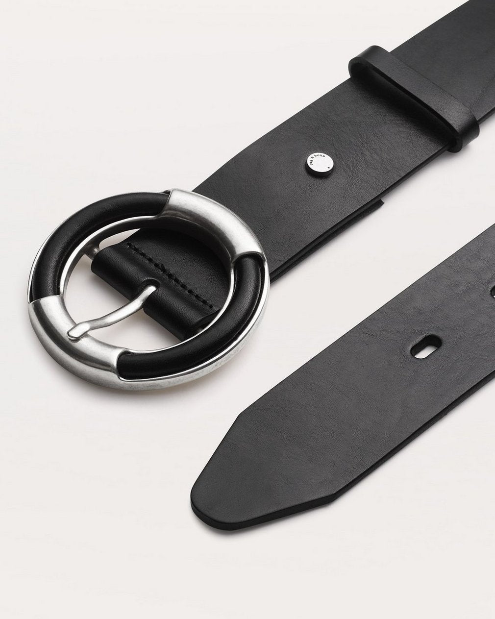 Marina Leather Belt - Black