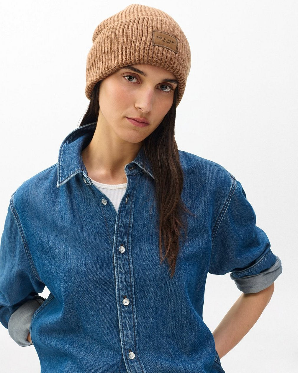 Blake Wool Beanie - Camel