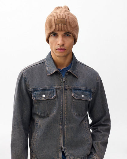 Blake Wool Beanie - Camel