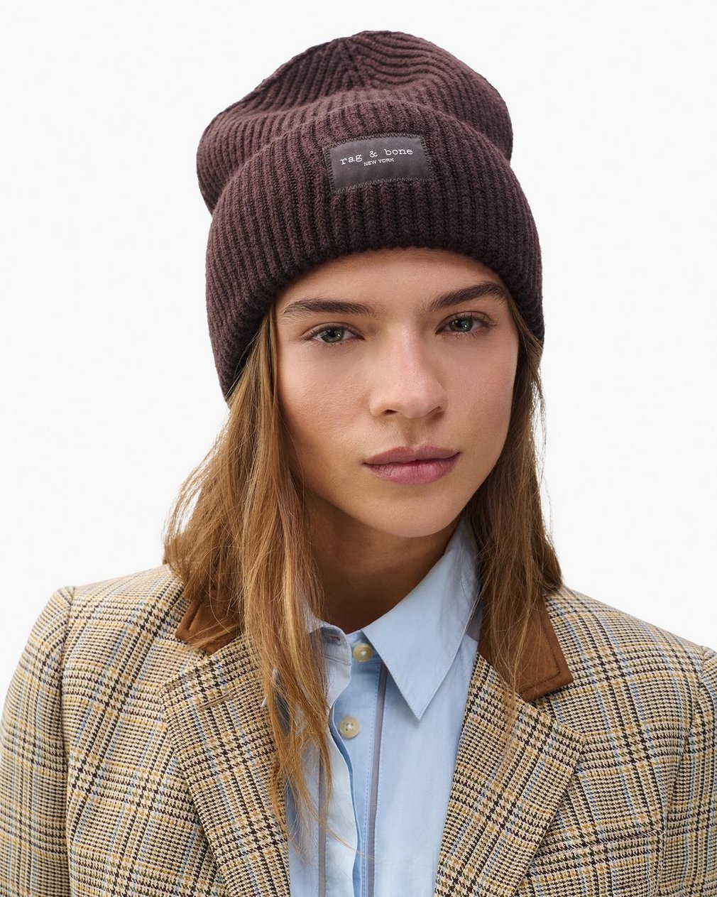 Blake Wool Beanie - Chocolate Brown