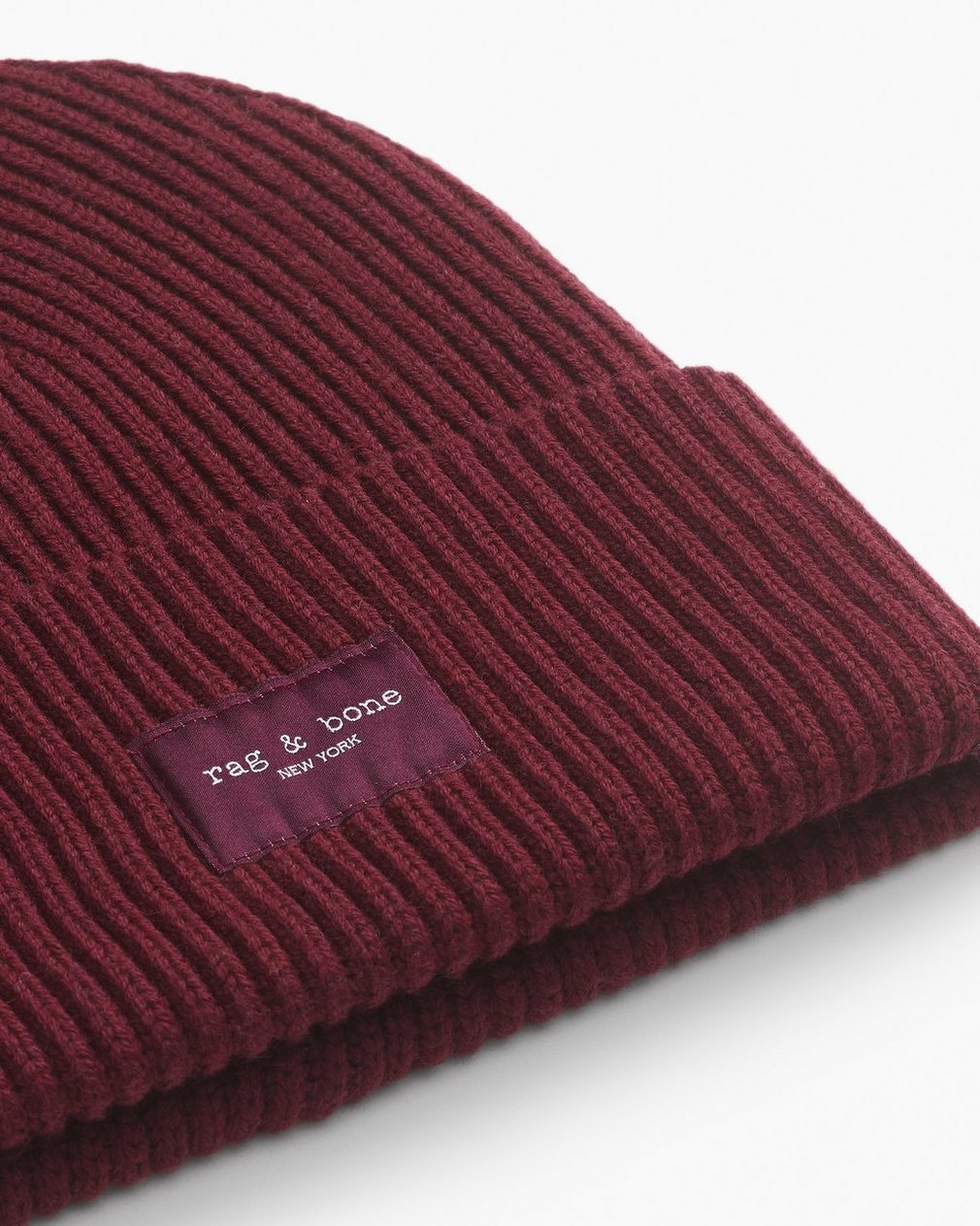 Blake Wool Beanie - Burgundy