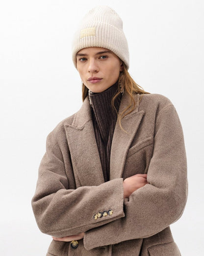 Blake Wool Beanie - Ivory