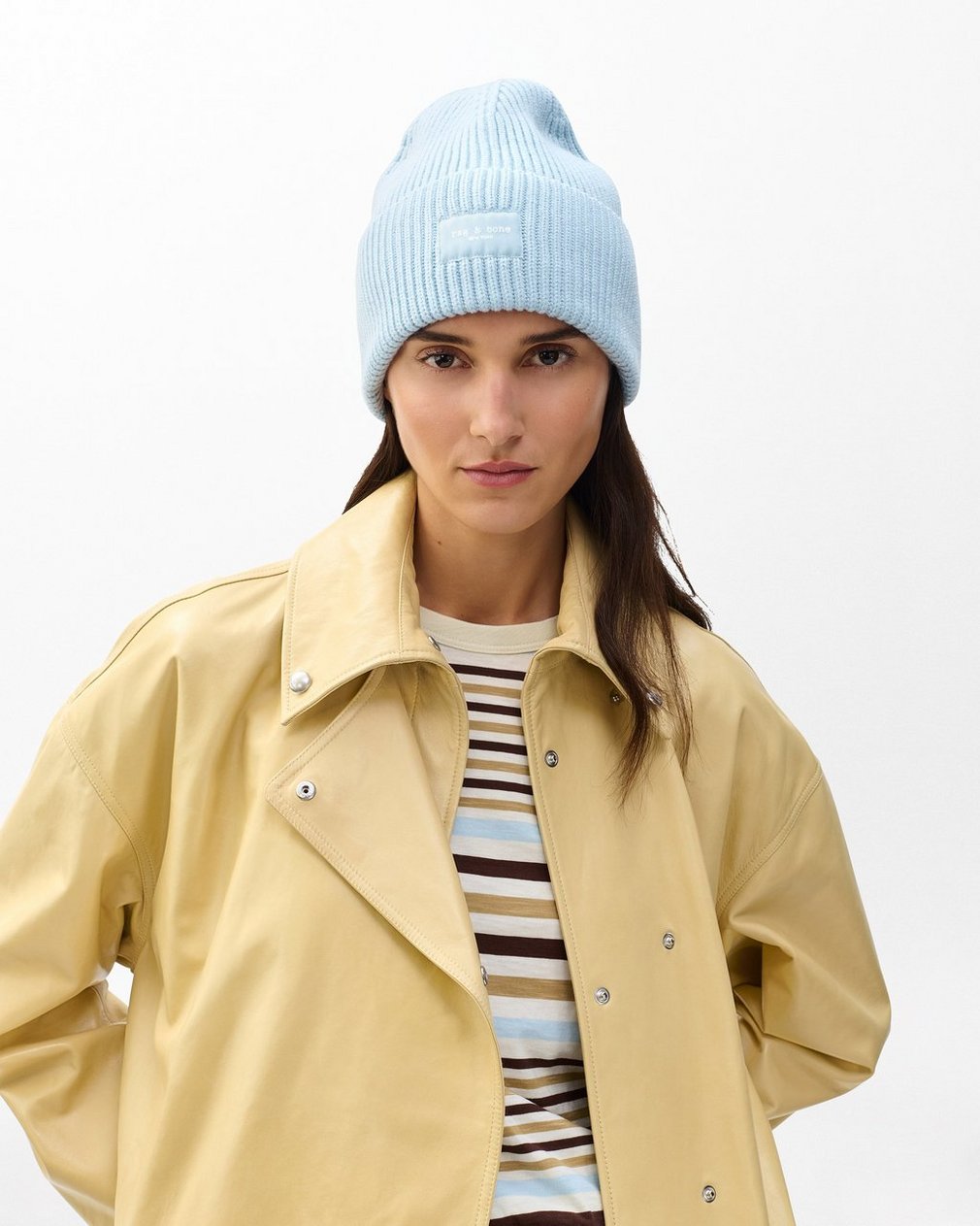 Blake Wool Beanie - Sky Blue