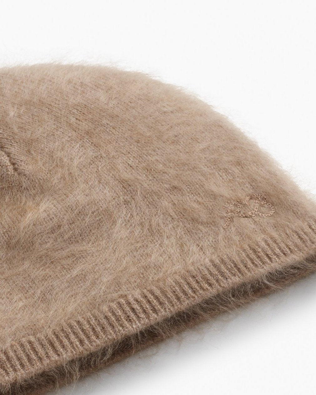 Jada Brushed Cashmere Beanie - Mink