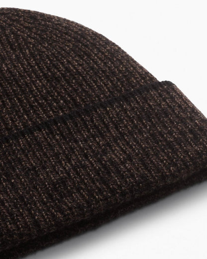 Jensen Cashmere Beanie - Brown Multi