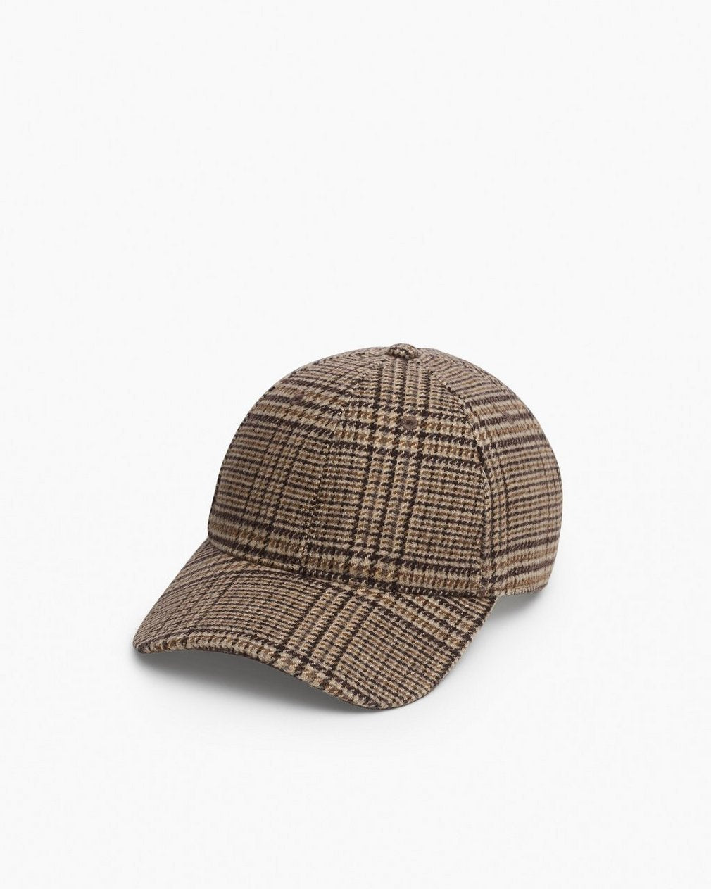 Harlow Plaid Baseball Cap - Camel Heritage Plaid
