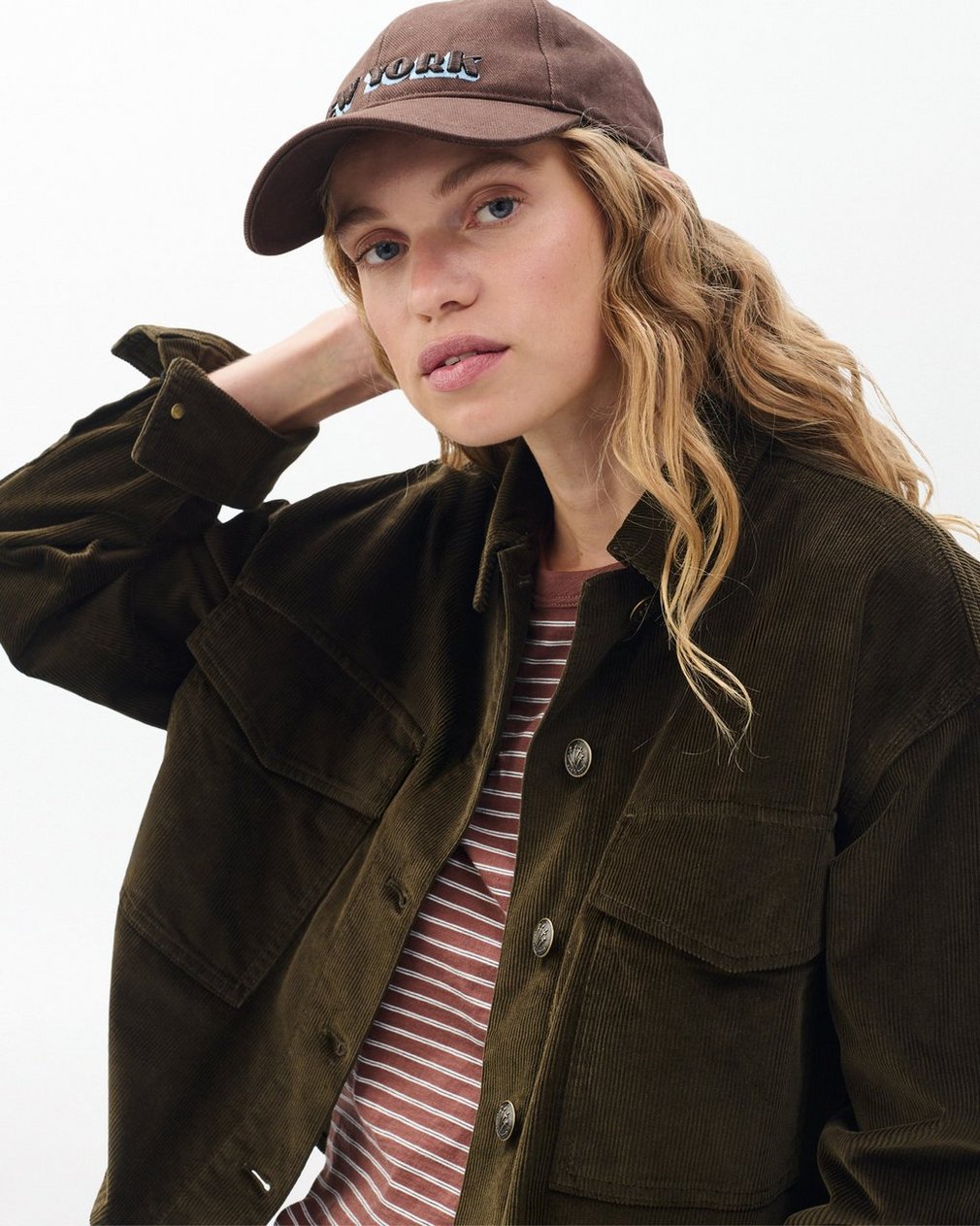 Harlow New York Baseball Cap - Dark Espresso