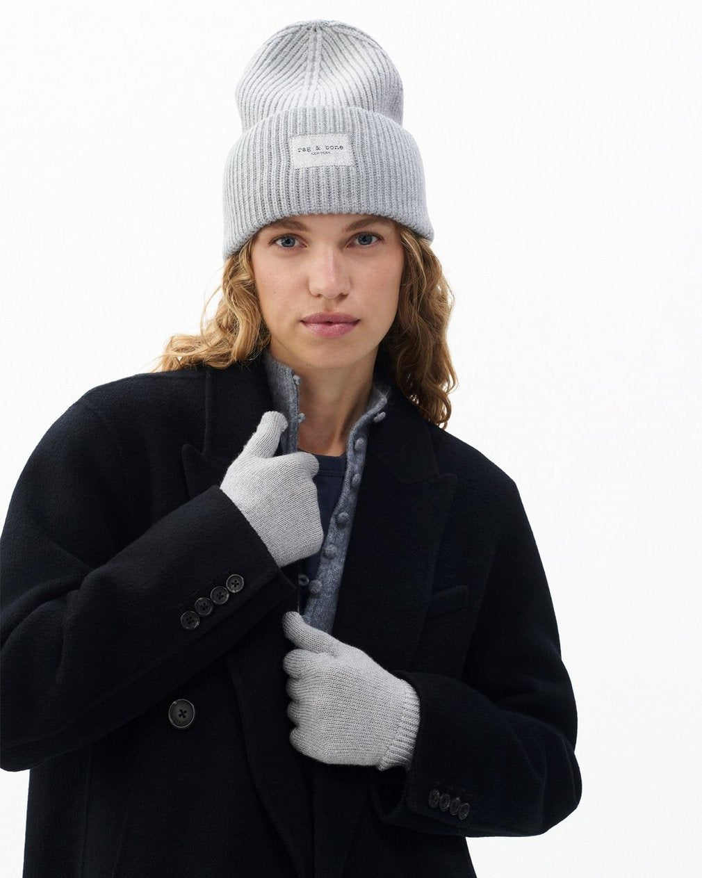Blake Metallic Gloves - Silver