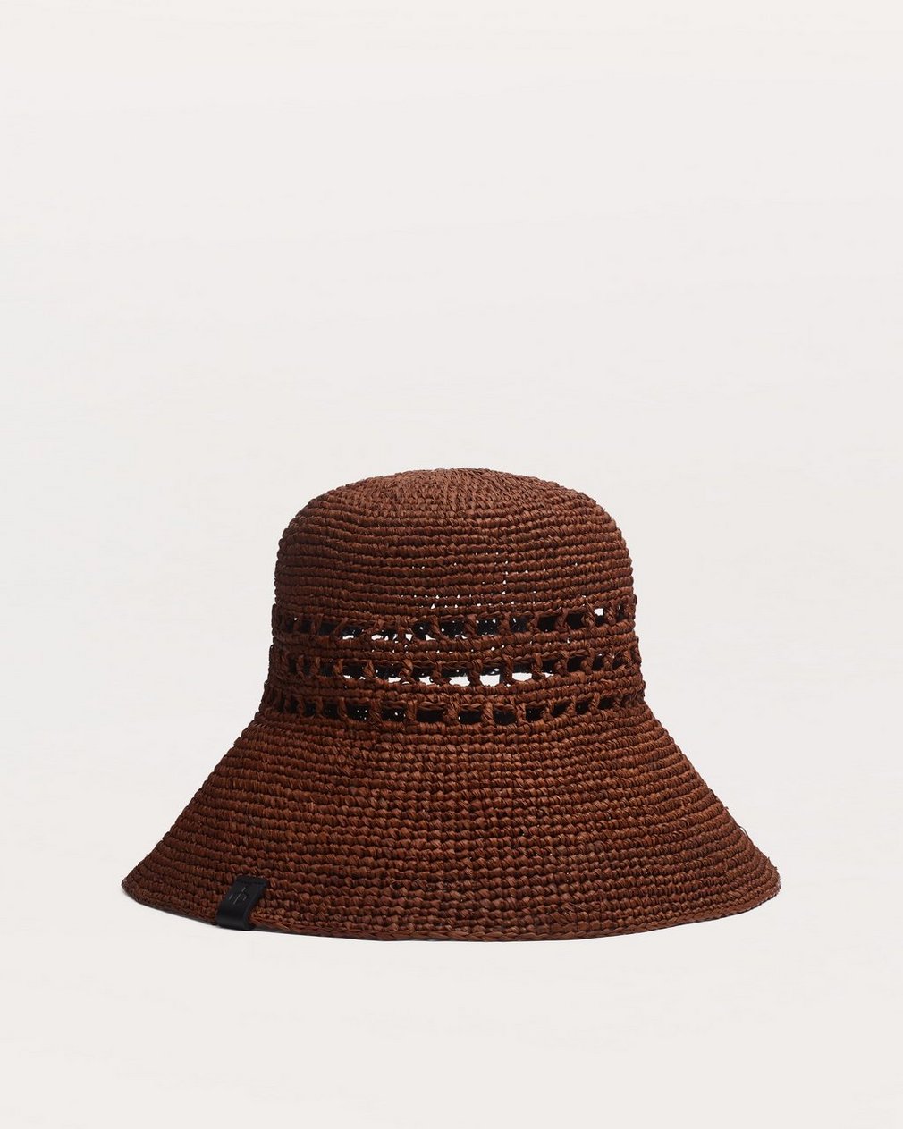 Daisie Rollable Raffia Bucket Hat - Toffee