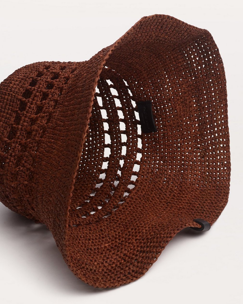 Daisie Rollable Raffia Bucket Hat - Toffee