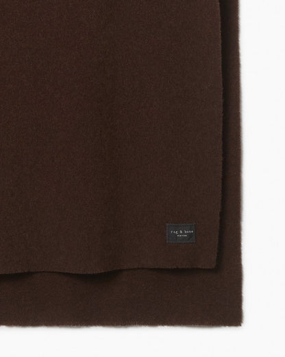 Joni Wool Scarf - Dark Espresso
