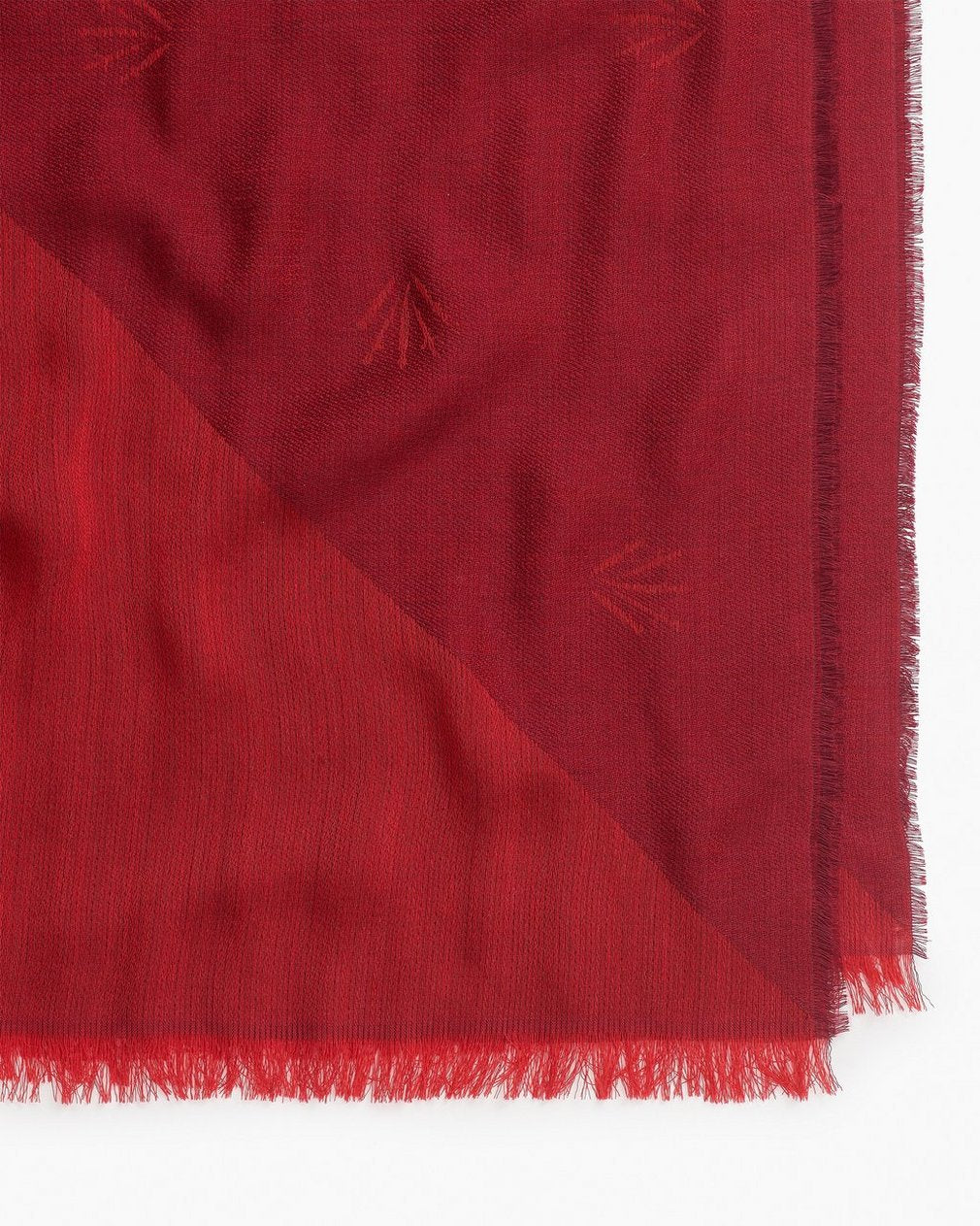 Geo Dagger Scarf - Ruby