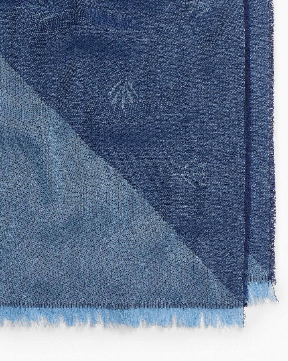 Geo Dagger Scarf - Navy