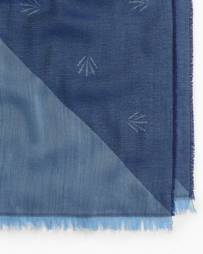 Geo Dagger Scarf - Navy