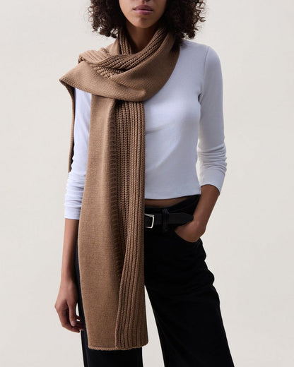 Ryan Knit Scarf - Warm Taupe