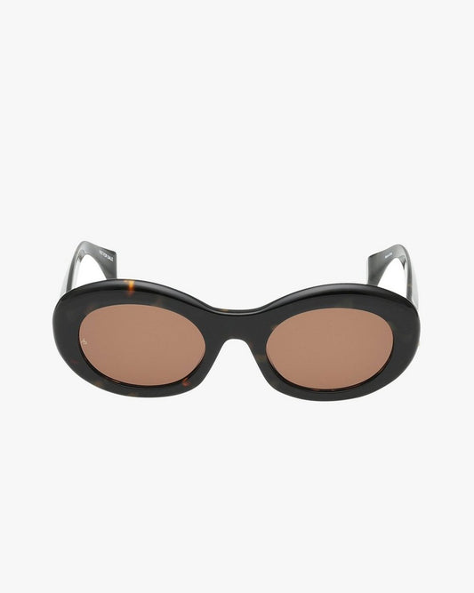 Miley Oval Sunglasses - Tort Brown