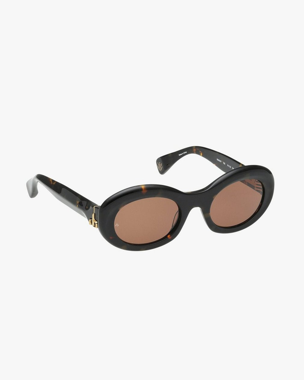 Miley Oval Sunglasses - Tort Brown