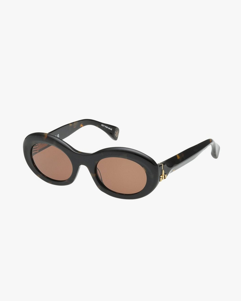 Miley Oval Sunglasses - Tort Brown