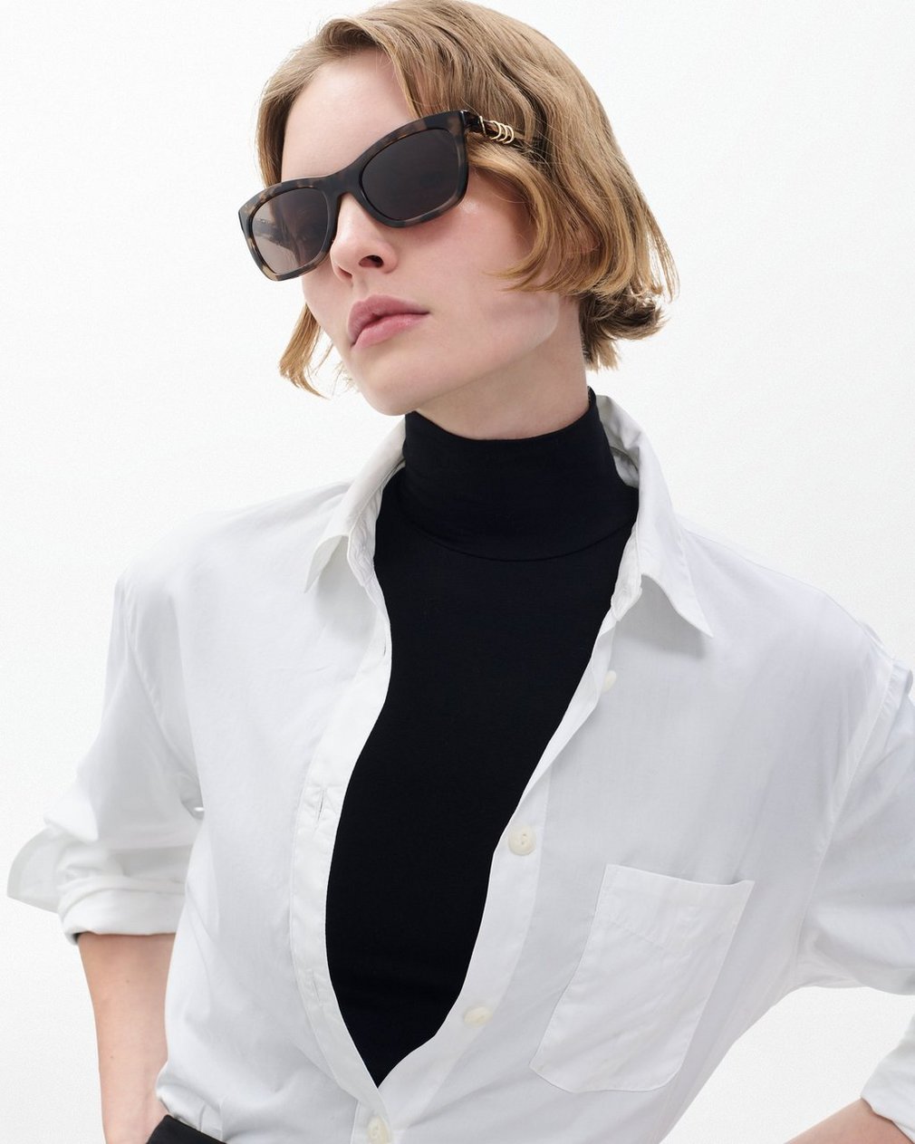 Renee Square Sunglasses - Tan  Brown