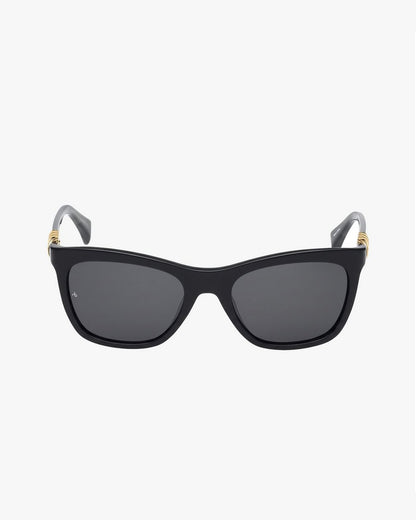 Renee Square Sunglasses - Black Blue