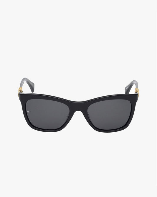 Renee Square Sunglasses - Black Blue